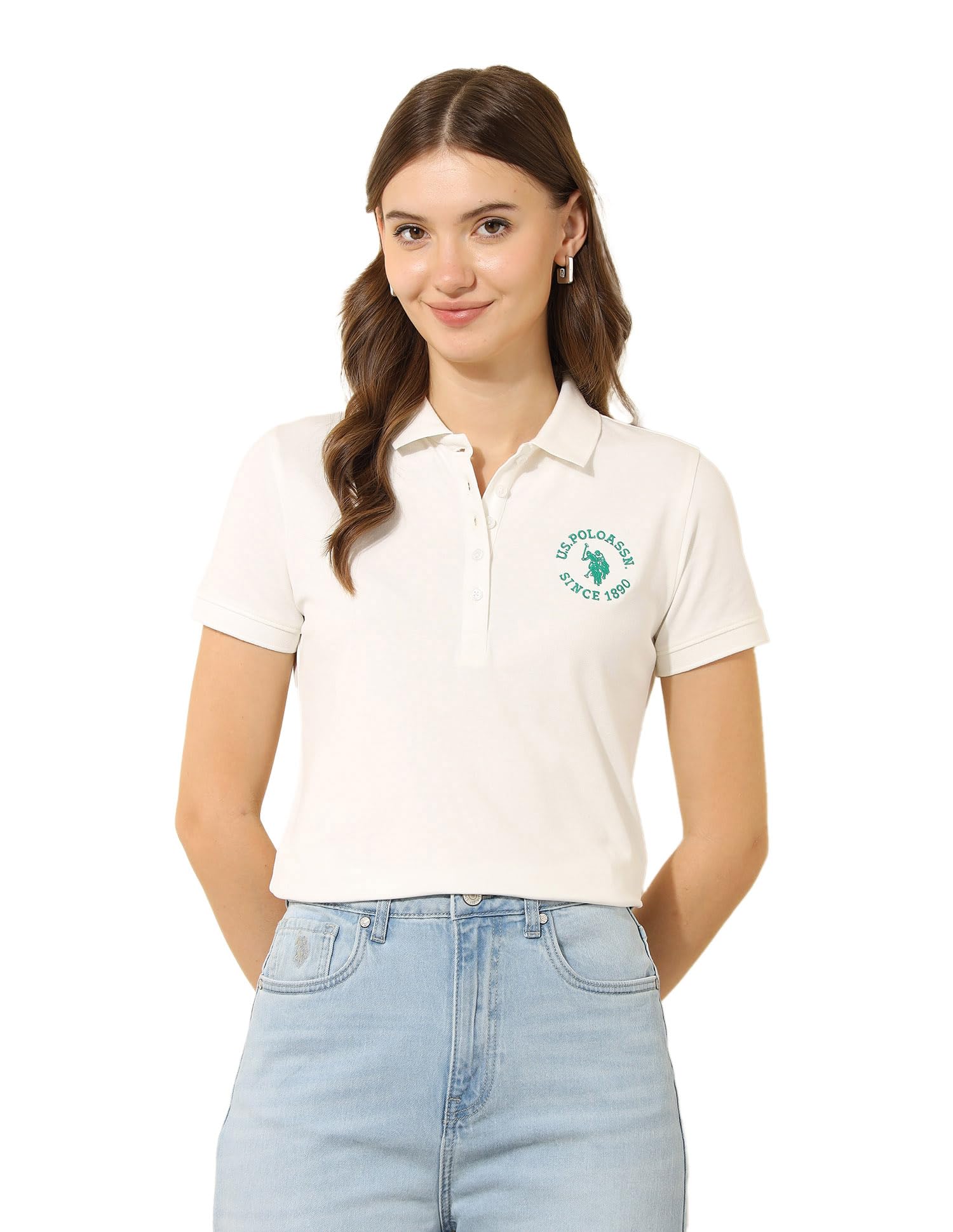 u.s. polo assn. Women's Regular Fit Polo Shirt (UWSS25PTS263-picture-10