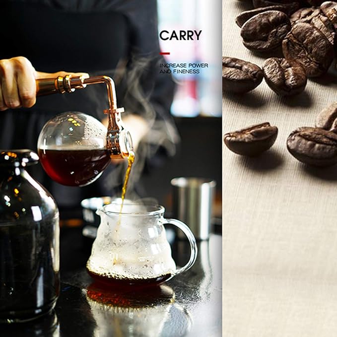 Cafetera Sifón de Vidrio con Molinillo Incluido para 5 Tazas miniatura 5