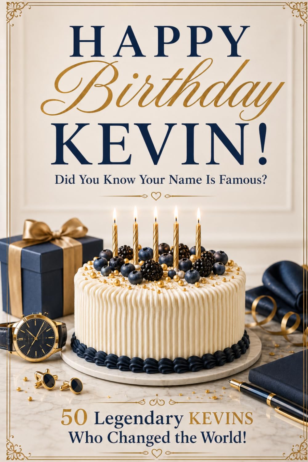 Happy Birthday, KEVIN! Did You Know Your Name Is Famous?: 50 Legendary Kevins Who Changed the World