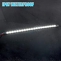 Vista 4 de GraceYou - Kit de luces LED para debajo del capó, impermeable, 12 V, luces LED para automóvil, barras, capó de automóvil, luces de inspección