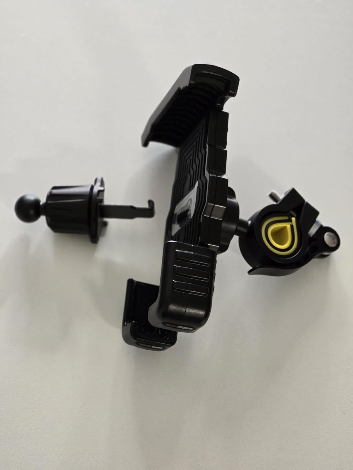 Universal Bicycle & Car Phone Holder Mount, 360° Rotatable Handlebar/Scooter/Car Vent Phone Cradle, Adjustable Grip Fits 4.7"-7.0" Smartphones image 2