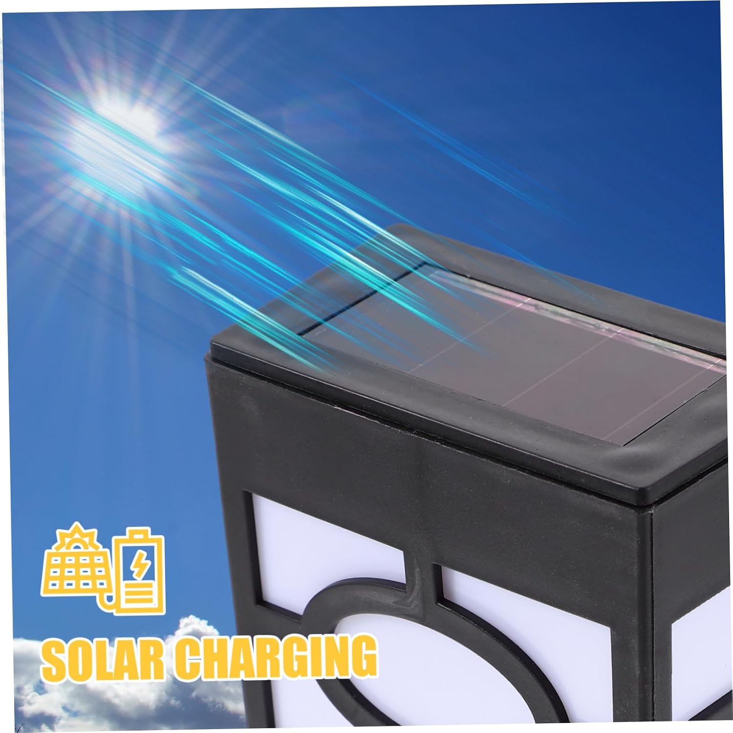 4pcs Vintage Solar Wall Lamp LED Wall Light for Outdoor Use Automatic Charging and Lighting and Design for Gardens and Courtyards