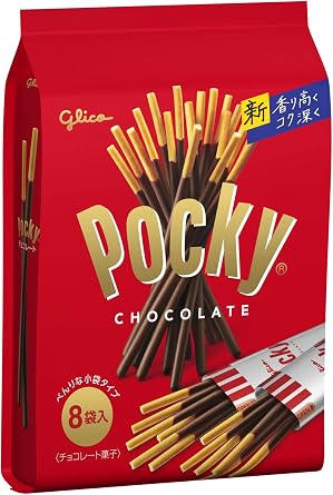 Glico Pocky Chocolate, 8 Bags