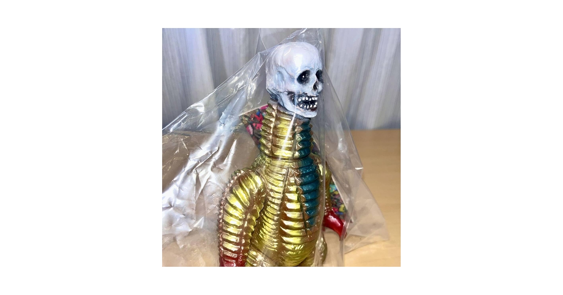 【限定値下げ】 ドクロ怪獣　ソフビ　スカルヘッドバット　マーミット　約30cm Amazon.co.jp: ドクロ怪獣 マーミット スカルヘッドバット