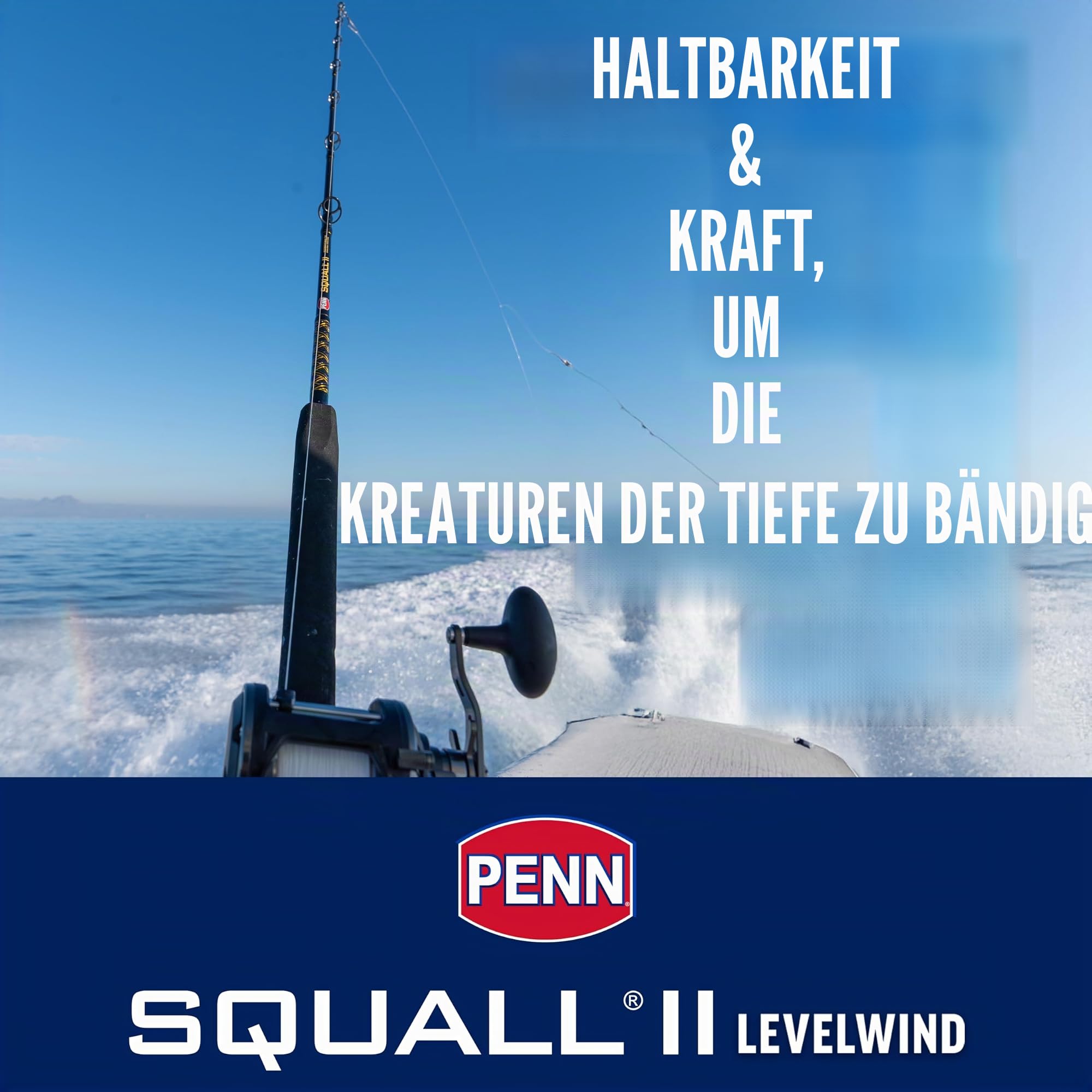Penn Squall II Level Wind Konventionelle Angelrolle