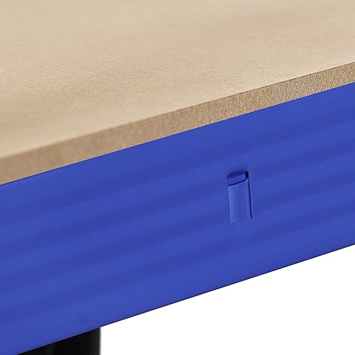 Miniatura 8 de Topeakmart Estantes de utilidad de 5 niveles estantes de almacenamiento de metal estantería de garaje estantes de almacenamiento ajustables para