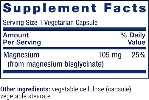Miniatura 3 de Life Extension Glicinato de Magnesio, Salud Cardíaca, Salud Ósea, Apoyo para Nervios y Músculos, Altamente Absorbible, Sin Gluten, Sin OMG,