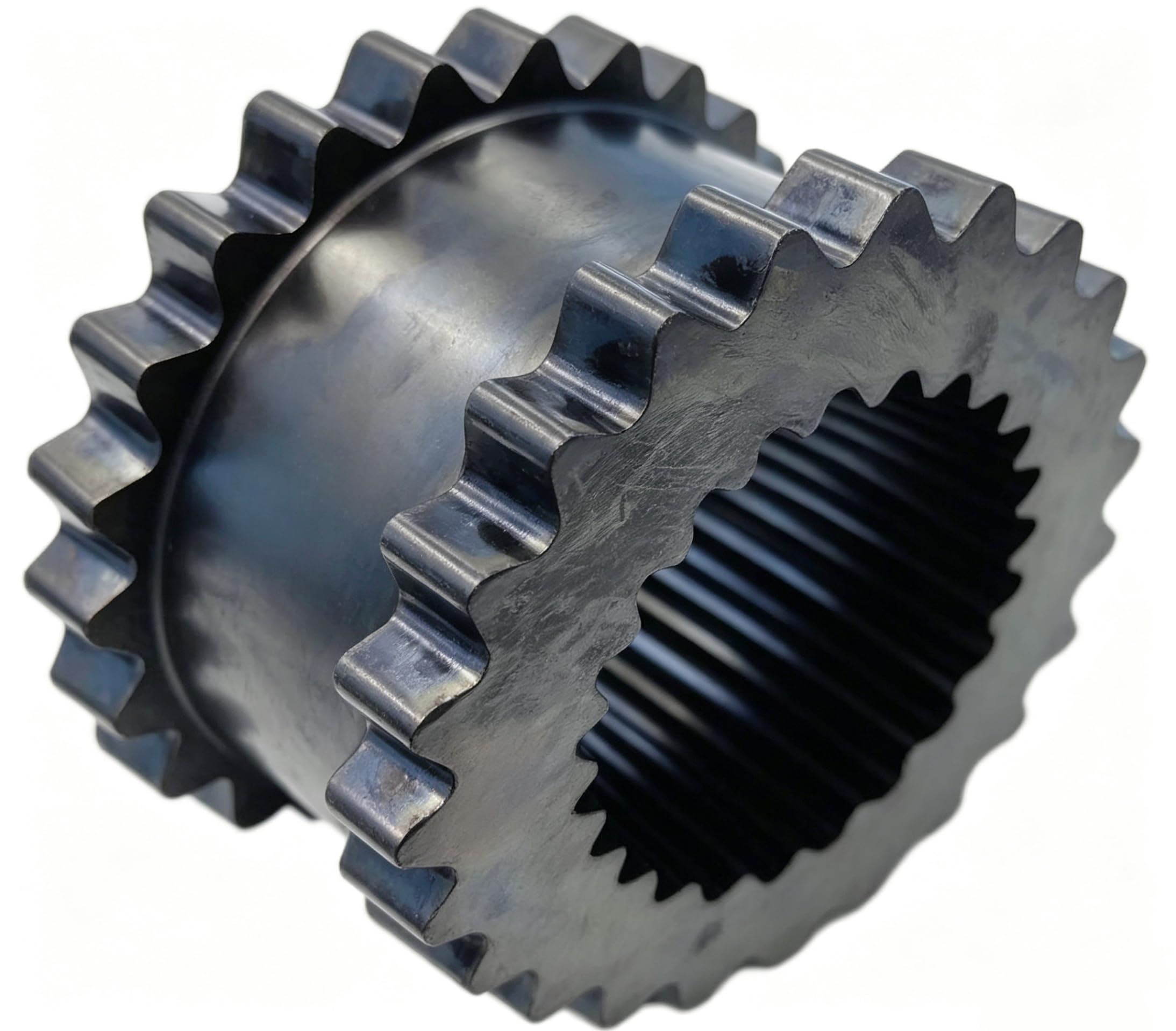Manguito de acoplamiento elastómero 8JE para S-Flex Sure Flex Gear Sleeve diseño sólido, 5 pulgadas OD, 2,882.9 cm-lbs Par nominal de 2.5 pulgadas de longitud del elastómero,