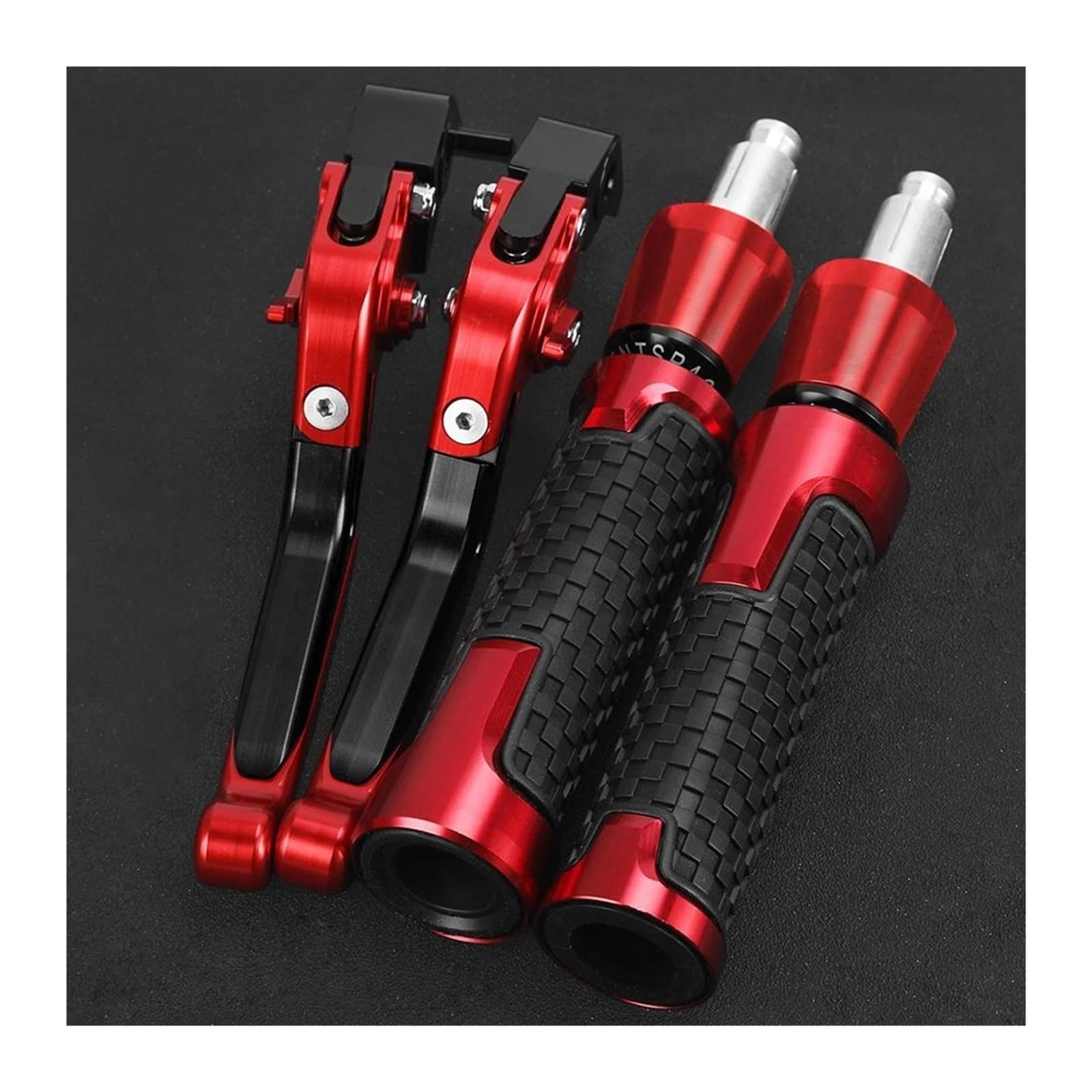 Wajuhjk Rood For Suzuki Gsxr1000 Gsx-R1000 2005-2006 Motorcycle Accessories Brake Clutch Levers Handle Handlebar Grip Ends(Rood)