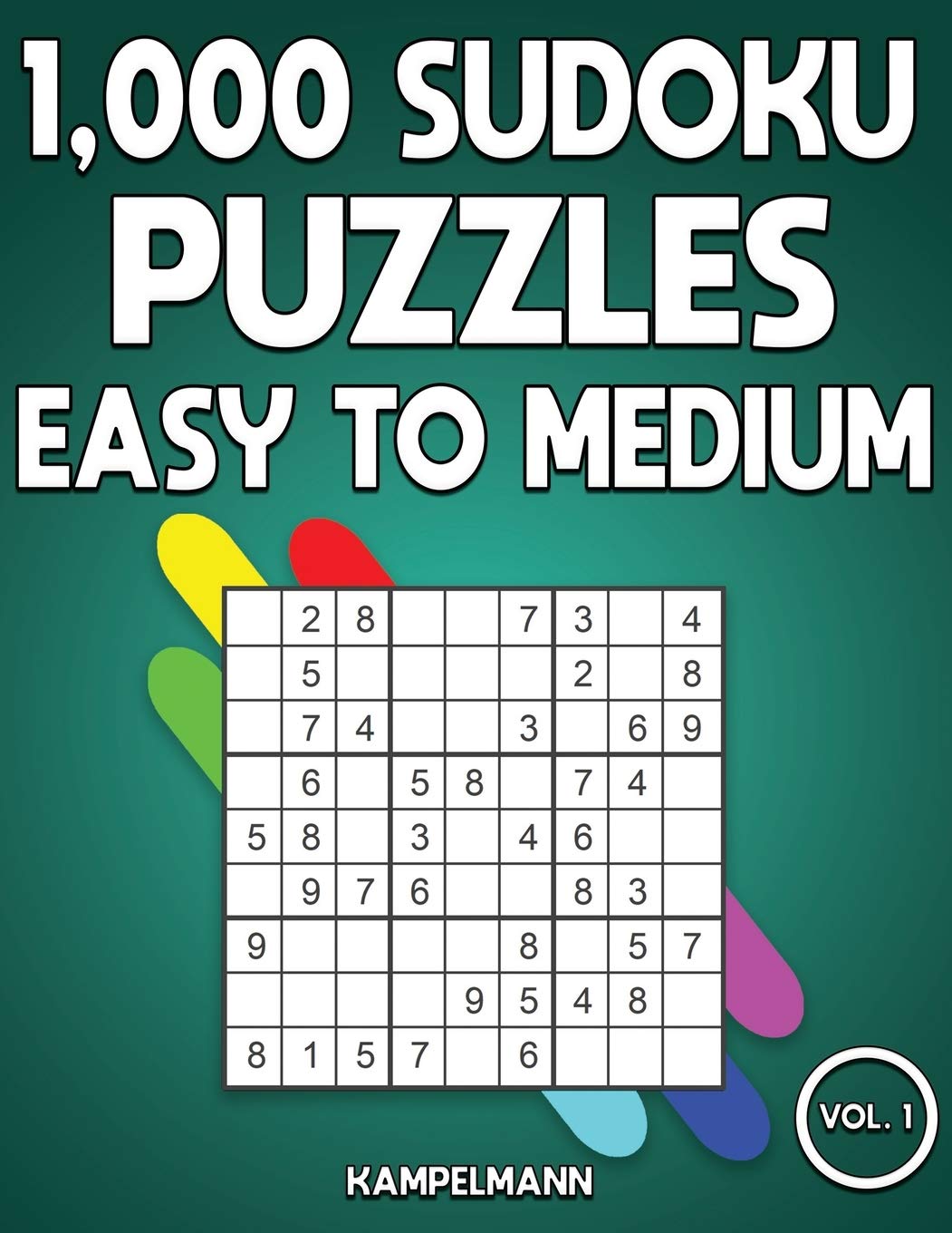 1,000 Sudoku Puzzles Easy to Medium: Big Sudoku Puzzle Book for Adults with Solutions (Vol. 1)
