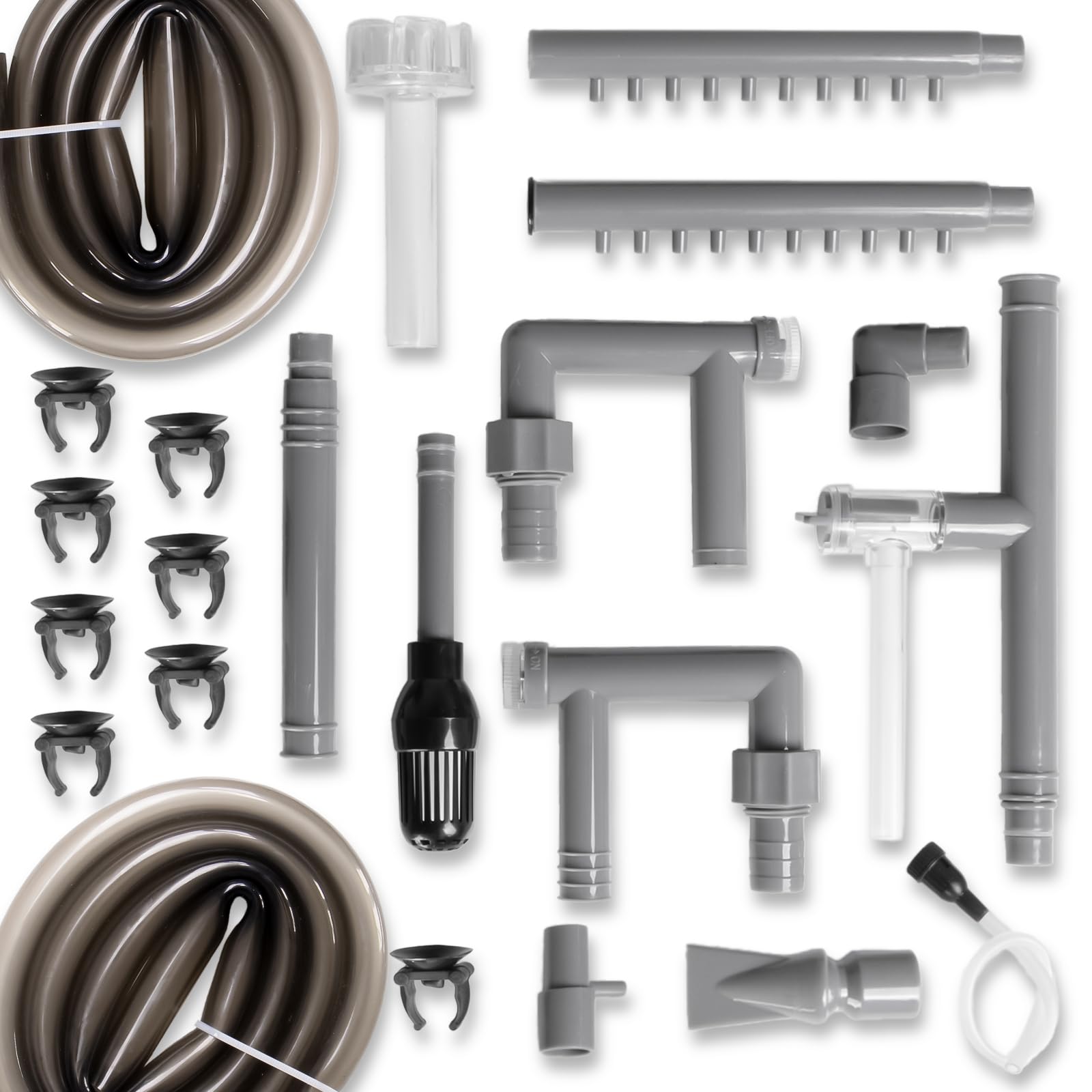Fluxion Elite 1200 UVC PRO – Filtro Esterno per Acquario 100-250L con Lampada UV 9W, 3 Cestelli, Silenzioso, Regolazione Portata, Skimmer, Accessori Inclusi