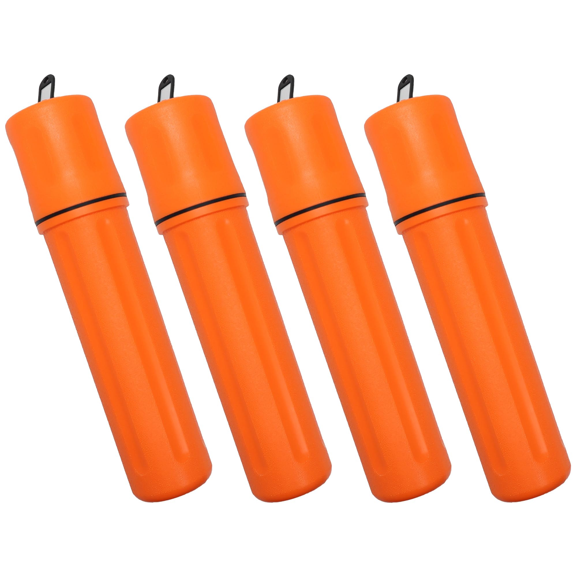 Blue Demon SMAW/Stick Welding Electrode Storage Tube, 3” x 14”, waterproof, airtight, 4 Pack, Orange