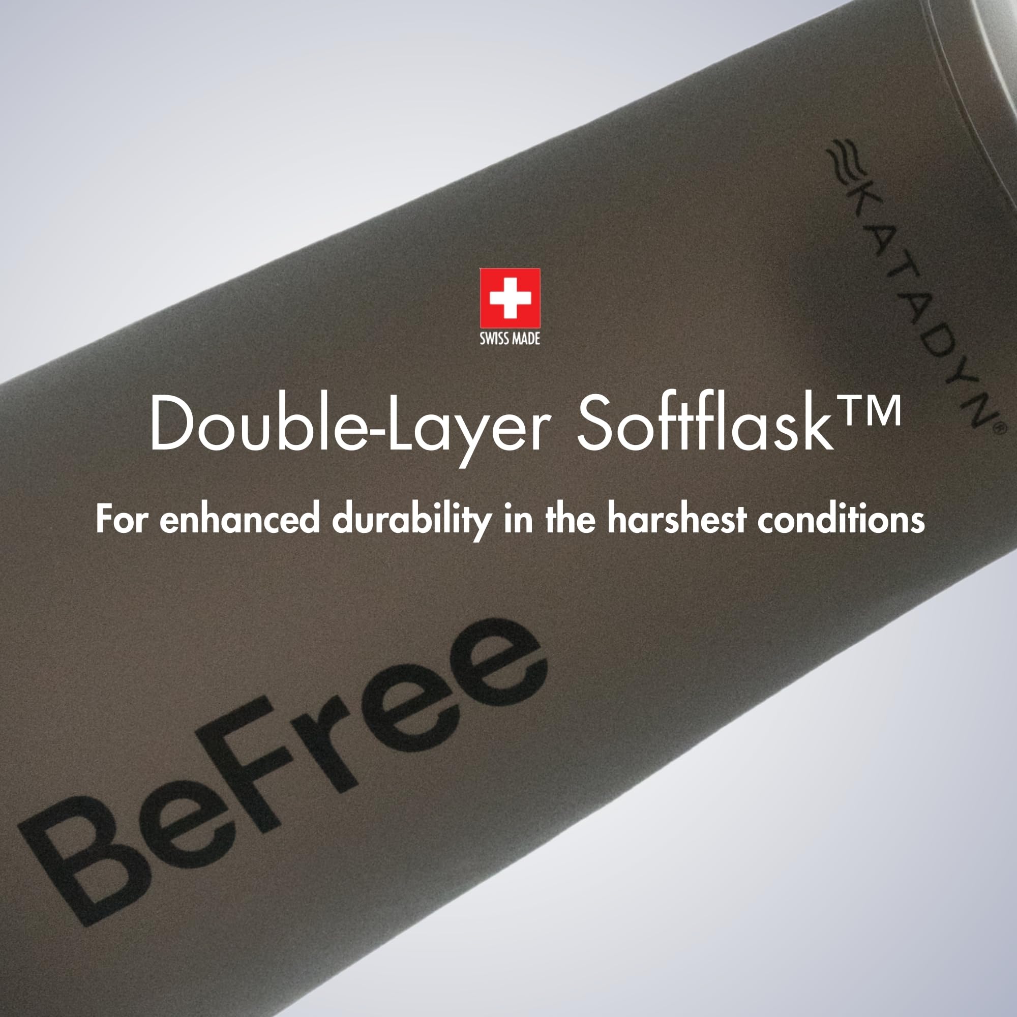 Katadyn BeFree AC 1,0L Black Edition Outdoor Wasserfilter für Survival & Backpacking, mit Aktivkohlefilter & EZ-Clean Membrane™ – Ultraleicht, Stabil und Sicheres Trinkwasser für Abenteuer