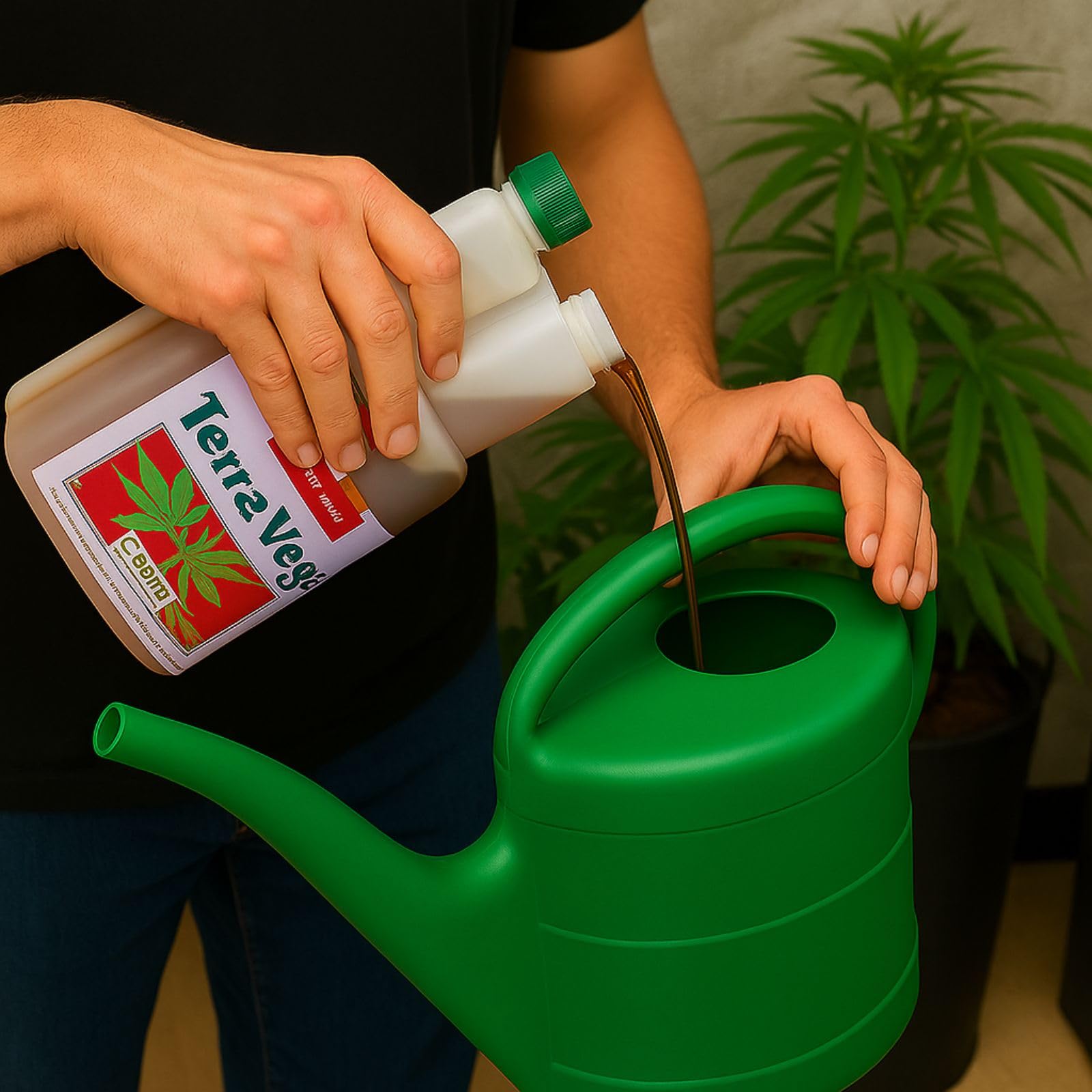 Weedness Canna Terra Vega 5 Liter - Wachstumsphase Grow Anbau Indoor Wuchs Dünger Bio Tomaten Gurken Flüssigdünger Organischer Wachstum