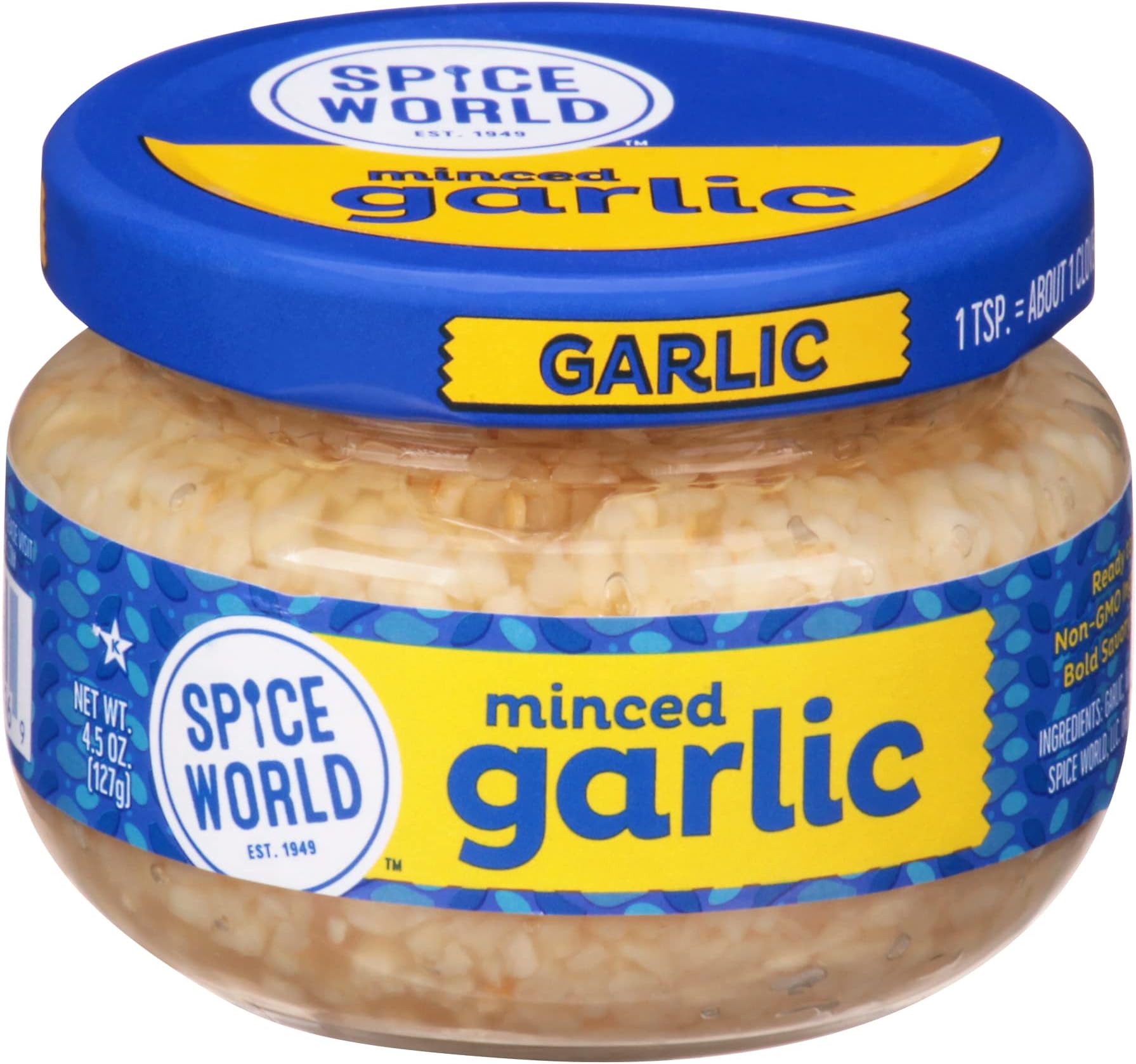 Spice World, Minced Garlic, 4.5 Oz