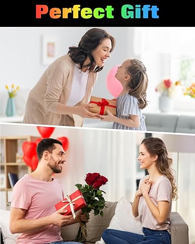 Miniatura 9 de Zacro Luces de rueda de bicicleta, paquete de 2 luces LED para radios de bicicleta, 32 patrones brillantes, luces de neumáticos de bicicleta para