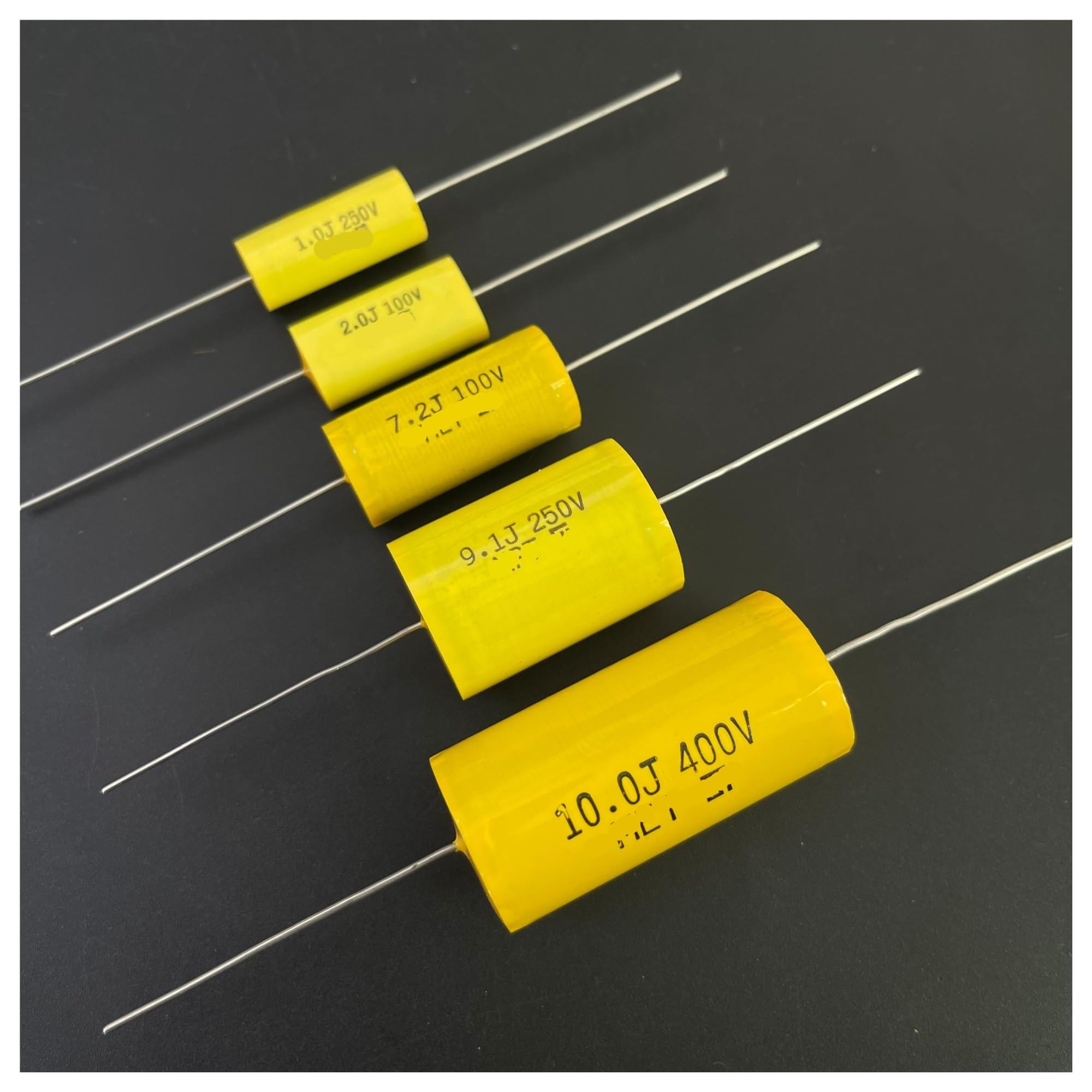 LEOTNNDQ 1-10pcs 1UF 2UF 7.2UF 9.1UF 10UF 250V 400V Crossover Capacitor(7.2UF100V 10pcs)