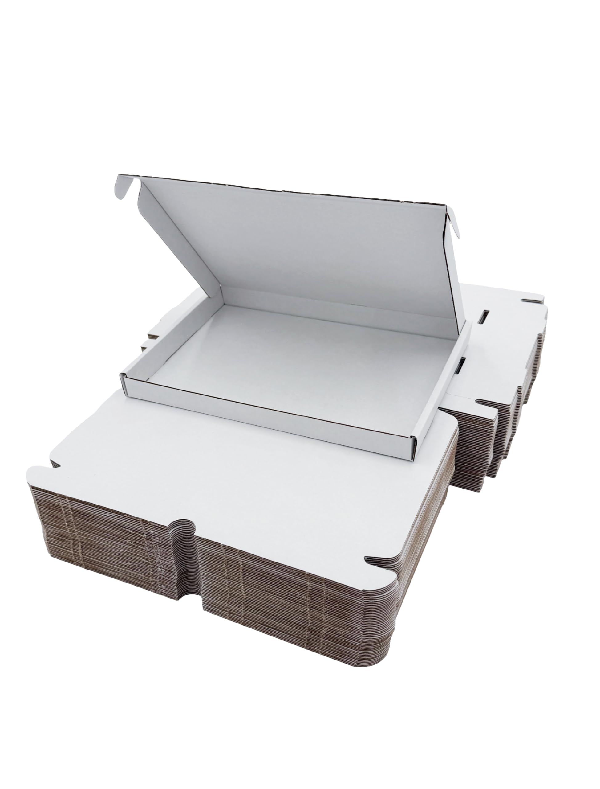 iDEALS UK PACKAGING LTD White C5 A5 size large letter postal boxes cardboard Pip folding lid boxes - Internal size 229 x 159 x 20mm (25)