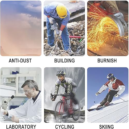 Miniatura 7 de 10 Packs Motorcycle Accessories, 5PCS Dirt Bike Ski Goggles Dustproof Windproof Safety Glasses and 5PCS Face Masks