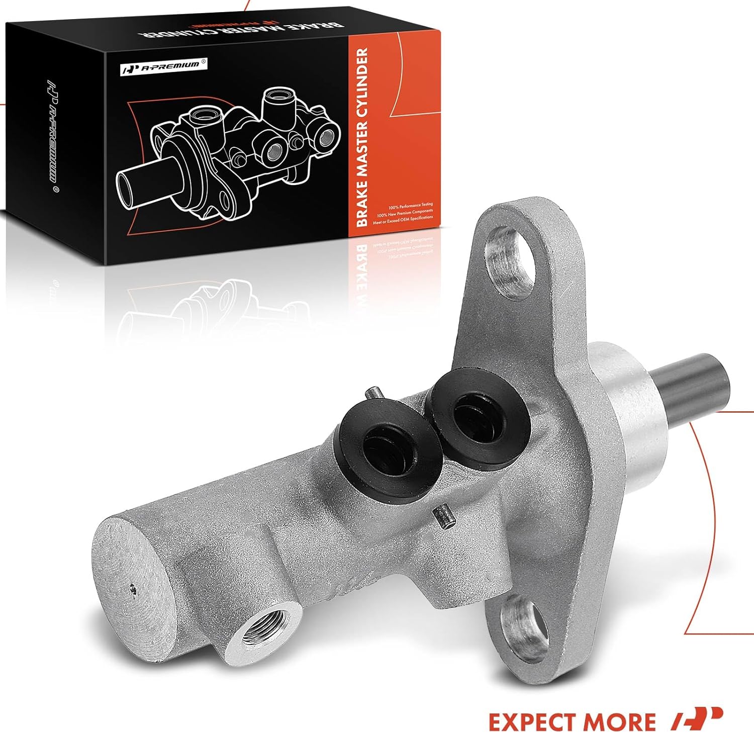 A-Premium Brake Master Cylinder Compatible with Audi Vehicles - Q7 2007 2008 2009 2010 2011 2012 2013 2014 2015 - Replace OE# 7L8611019, 7L8611019B, 7L8611019F