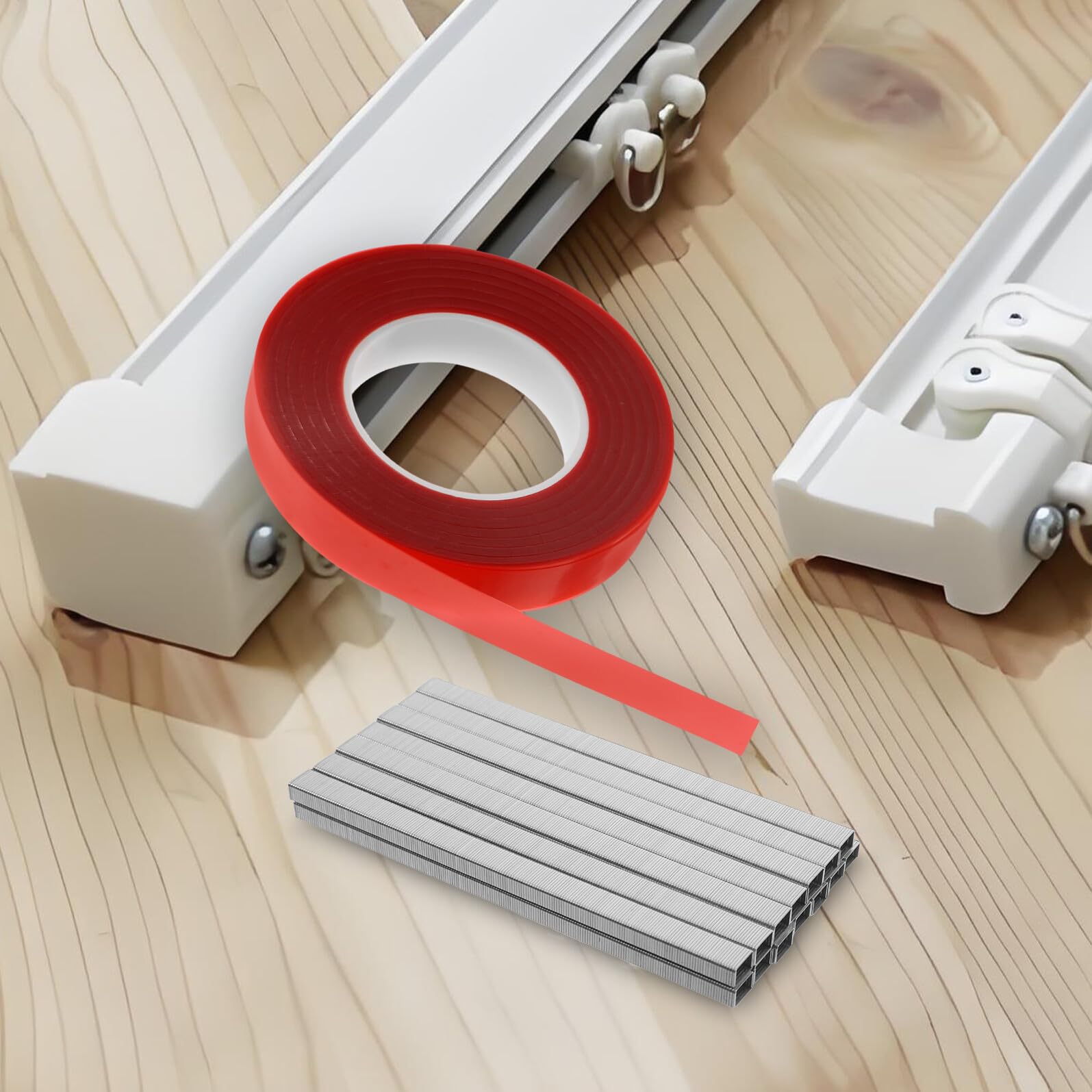 Rot Pflanzenbindegerät mit 10 Rollen PVC für Gemüse und Pflanzen