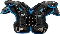 Champro Gauntlet II Football Shoulder Pads - Low-Profile Lineman Pads for High School & Junior High Mobility