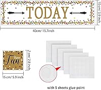 Vista 2 de Outus Juego de 22 letreros motivacionales para decoración de aula con confeti dulce para el aula, decoración de tablón de anuncios, para el regreso