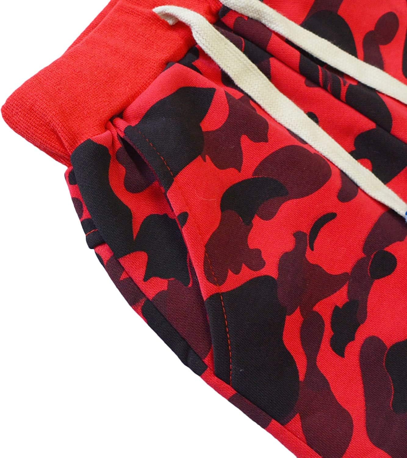 KISBINI Boy's Cotton Camouflage Sweatpants Sports Pants for Children - Image 5