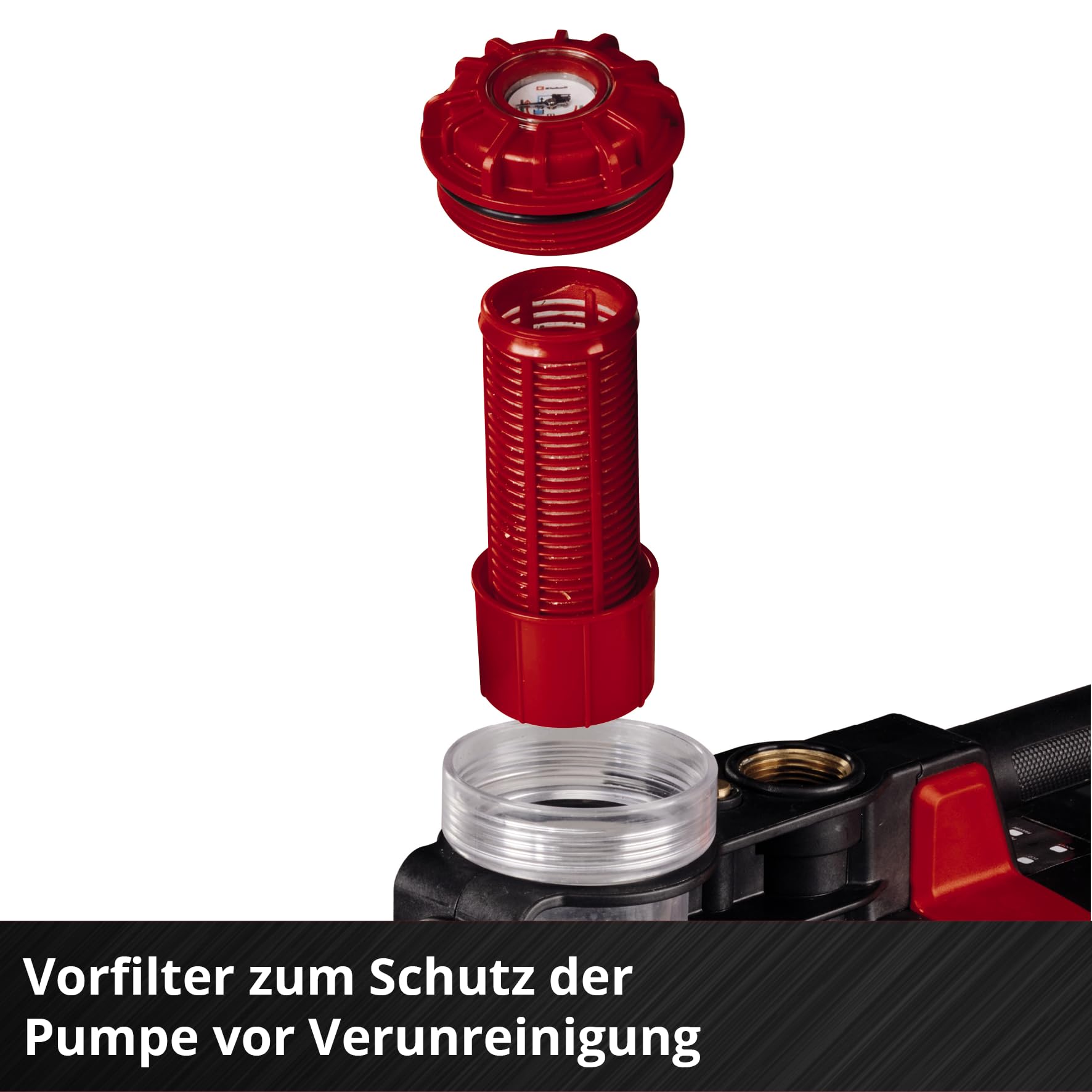 Einhell automatische Akku-Gartenpumpe AQUINNA 36/38 F LED AUTOMATIC Power X-Change (36 V, max. 3800 L/h, max. 37 m Förderhöhe, Automatikfunktion, ECO/Boost, Vorfilter, ohne Akku)