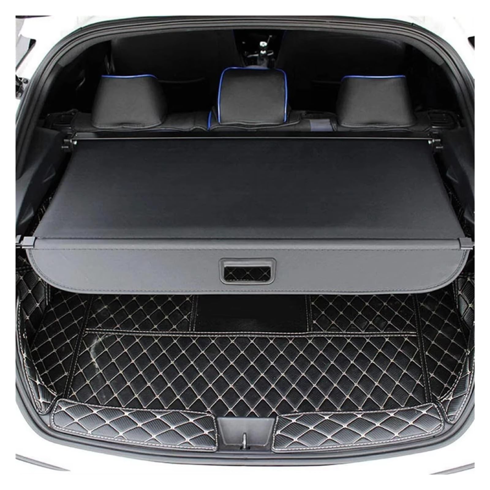 Cubiertas Carga Automóviles para Toyota C-HR para CHR 2016-2022 Cubierta Retráctil Carga Maletero Trasero Coche Escudo Seguridad Sombra Equipaje 1 Juego Pantalla Retráctil