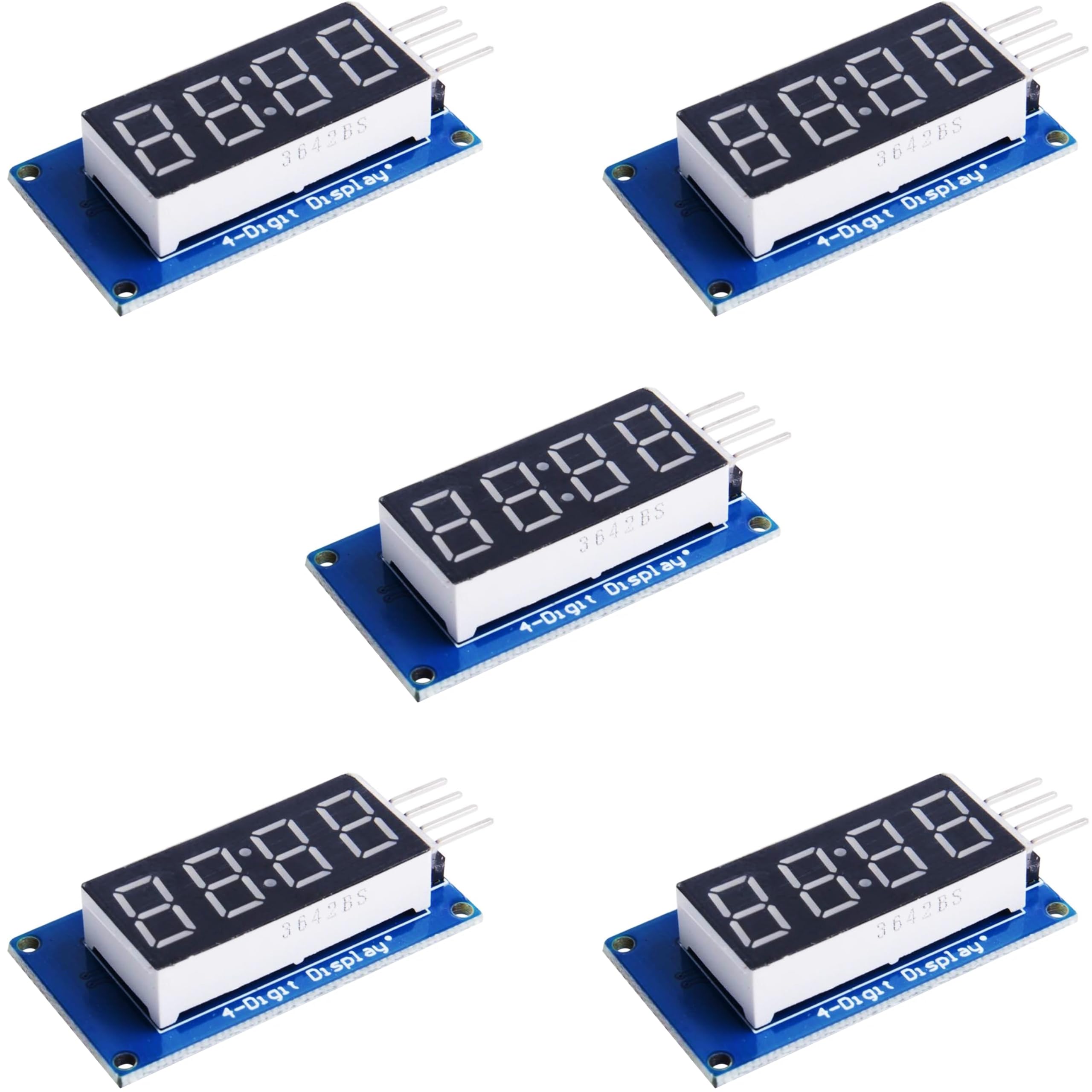 4-digit display Rood TM1637 (7-segmenten per digit