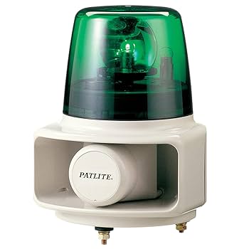 PATLITE シグナルホン　ホーンスピーカー一体型回転灯　RT-100A Amazon.co.jp: パトライト ホーンスピーカ一体型回転灯付電子音
