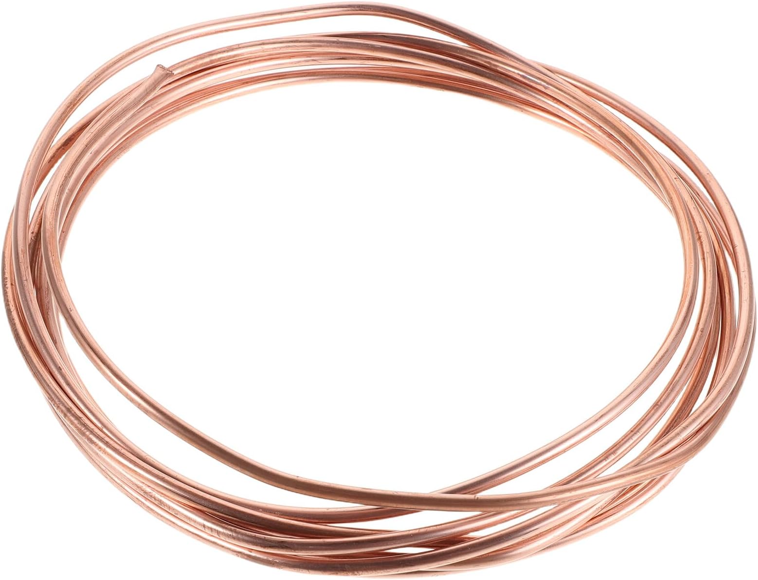 Amosfun 5m Copper Tube Flexible Hose Od Id for Air Conditioner Refrigeration and Solar Water Heater Coil DIY Projects