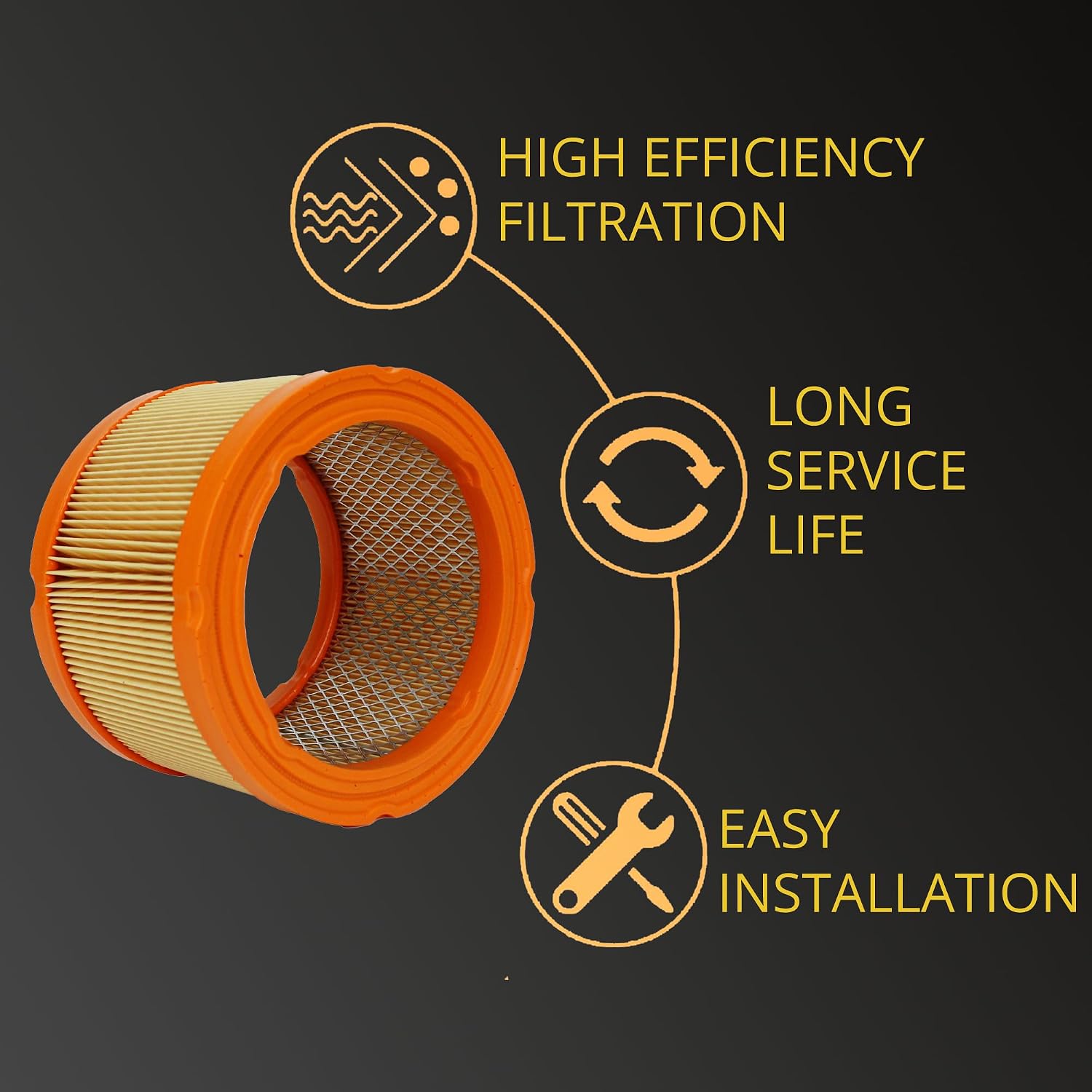 Replacement Kit with Air Filter 0G5894 & Oil Filters 070185E & 070185ES – Compatible Air & Oil Filter Set for Optimal Engine Performance