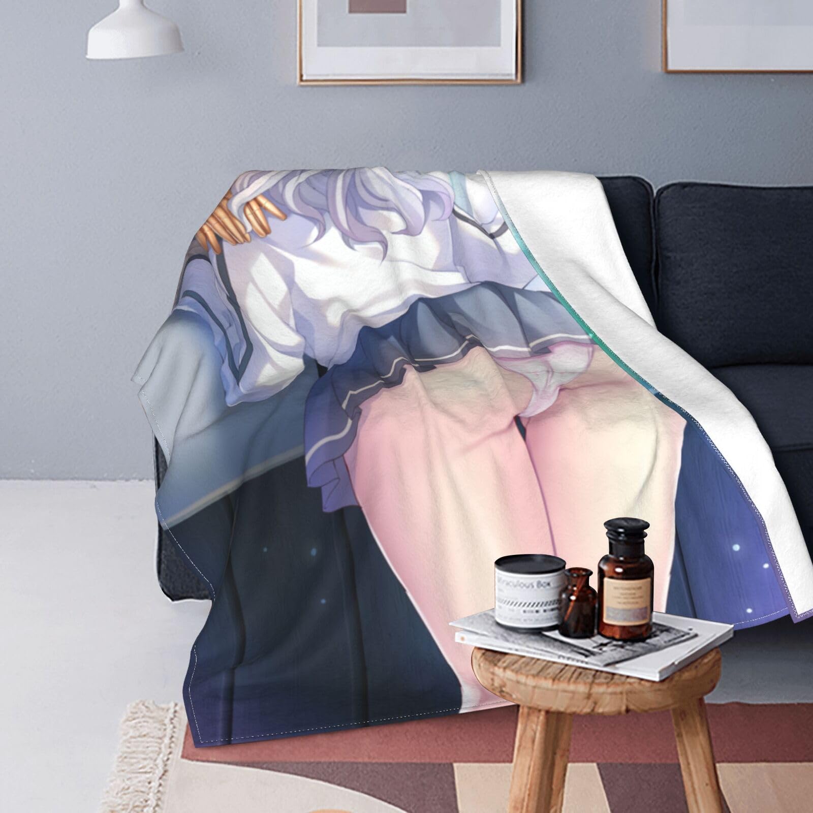 Amazon｜ブランケット 毛布 もうふ 艦これ 鹿島 Jk制服 パンツ