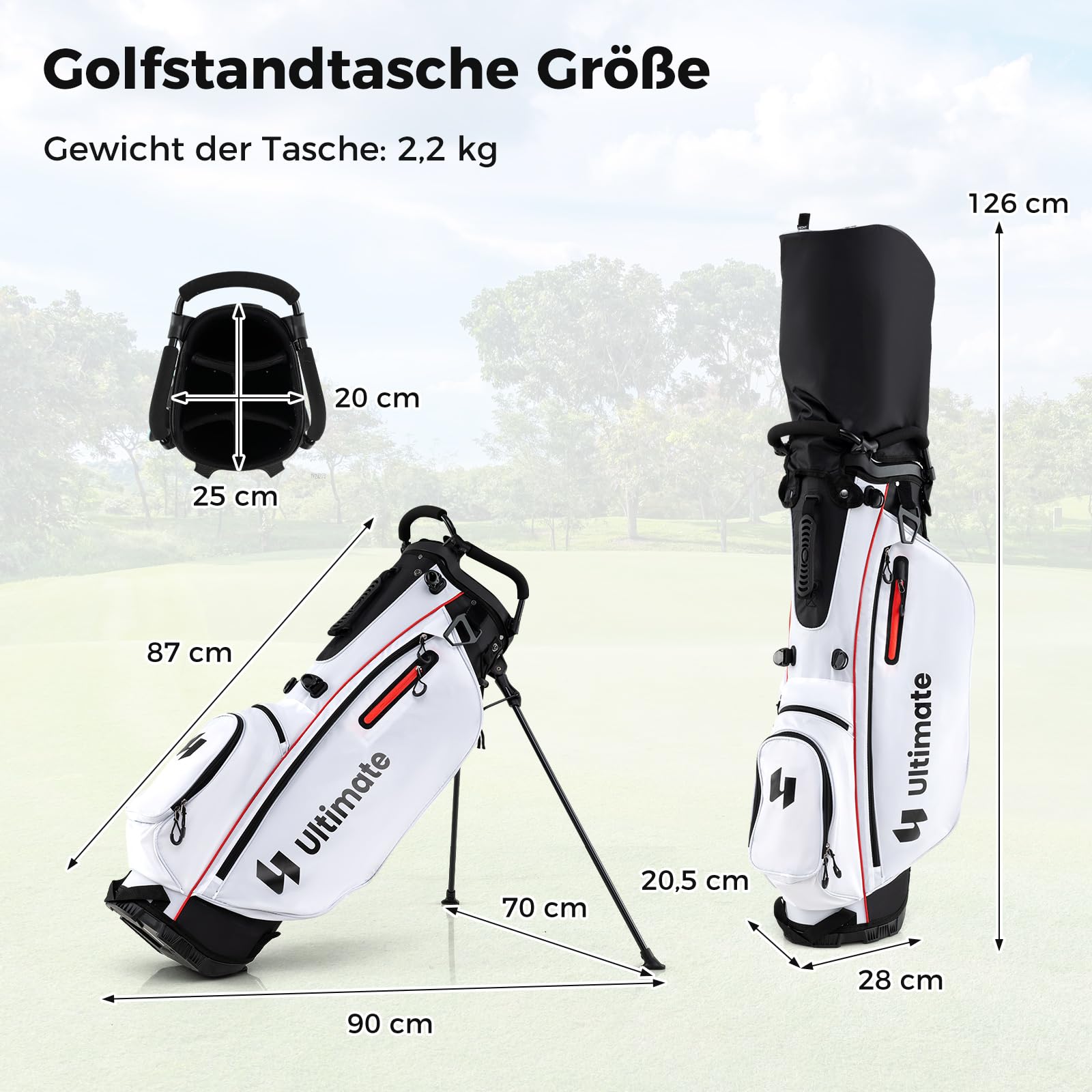COSTWAY komplettes Damen Golfschläger Set, 9/11 teilige Golfschlägersätze rechtshändig mit Regenhaube, Golfset mit 1 Driver & 3 Fairway & 4 Hybrid & 6/7/ 8/9/ P Eisen & Putter