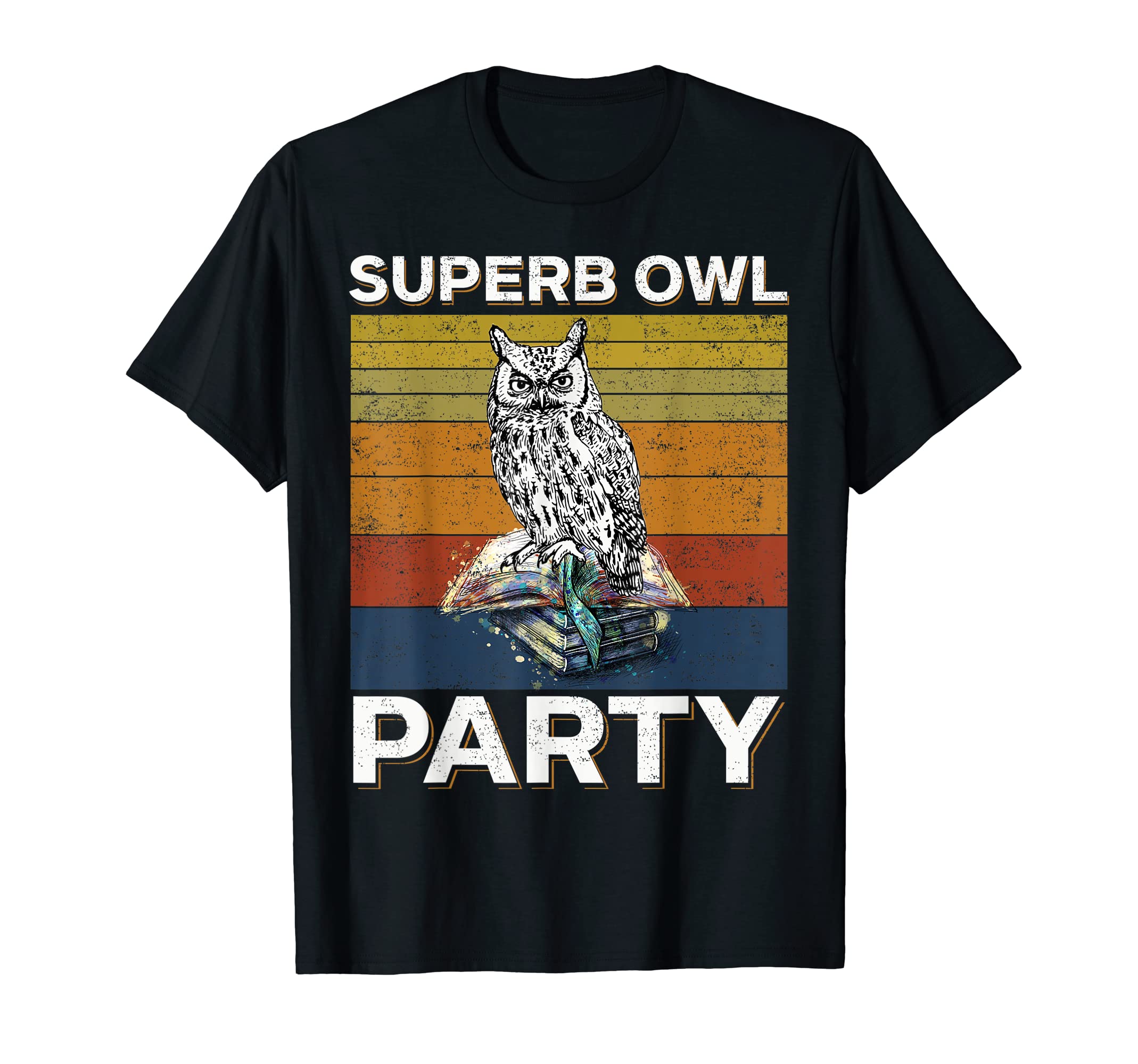 Superb Owl Party Funny Retro GiftSuperb Owl Party - What We Do in the Shadows Owl Lover T-Shirt
