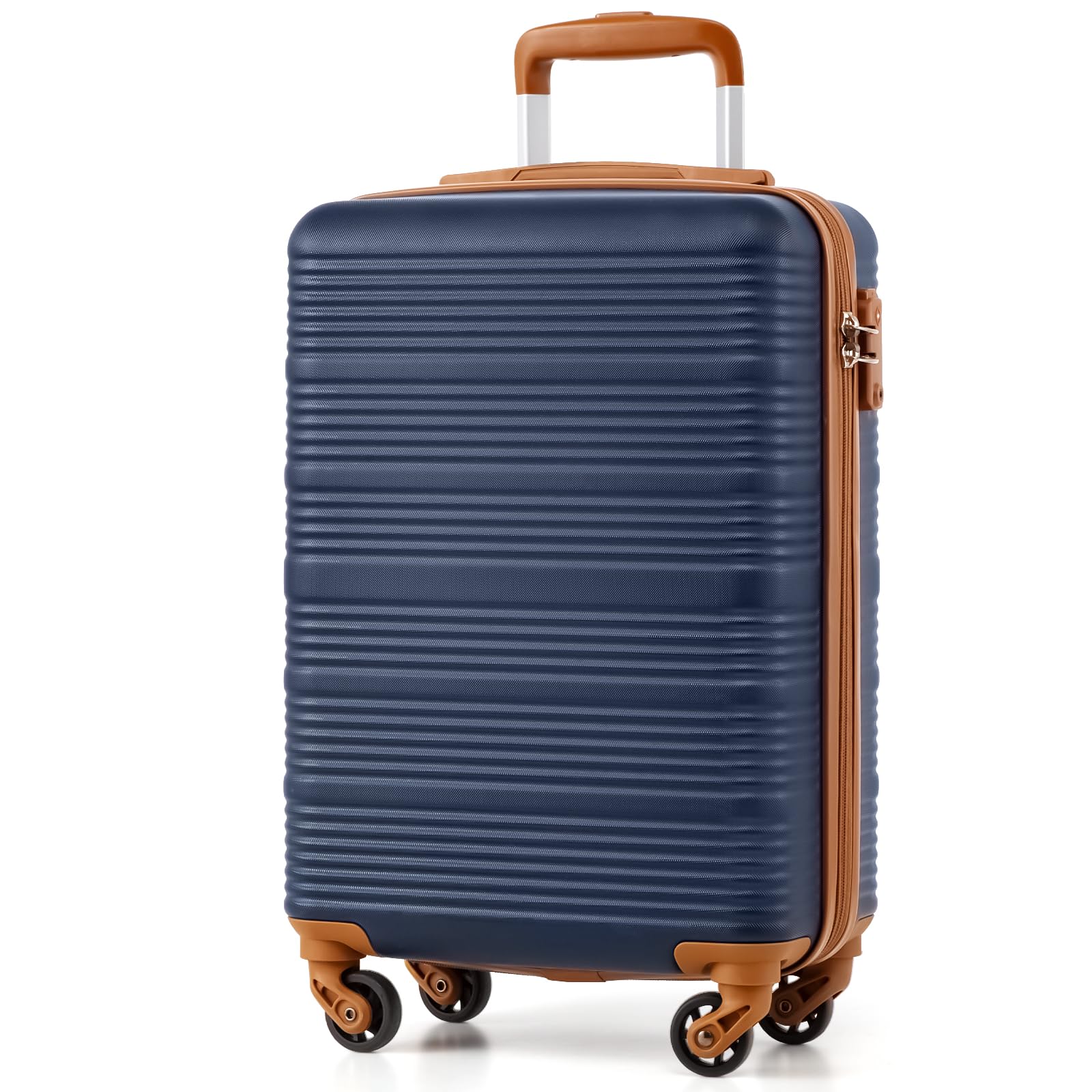 COOLIFE Kabinenkoffer 55X35X20cm für Ryanair Fluggesellschaft Handgepäck Kabinengepäck Hartschlagenkoffer Leichtgewicht mit TSA-Schloss und 4 Spinner-Rädern