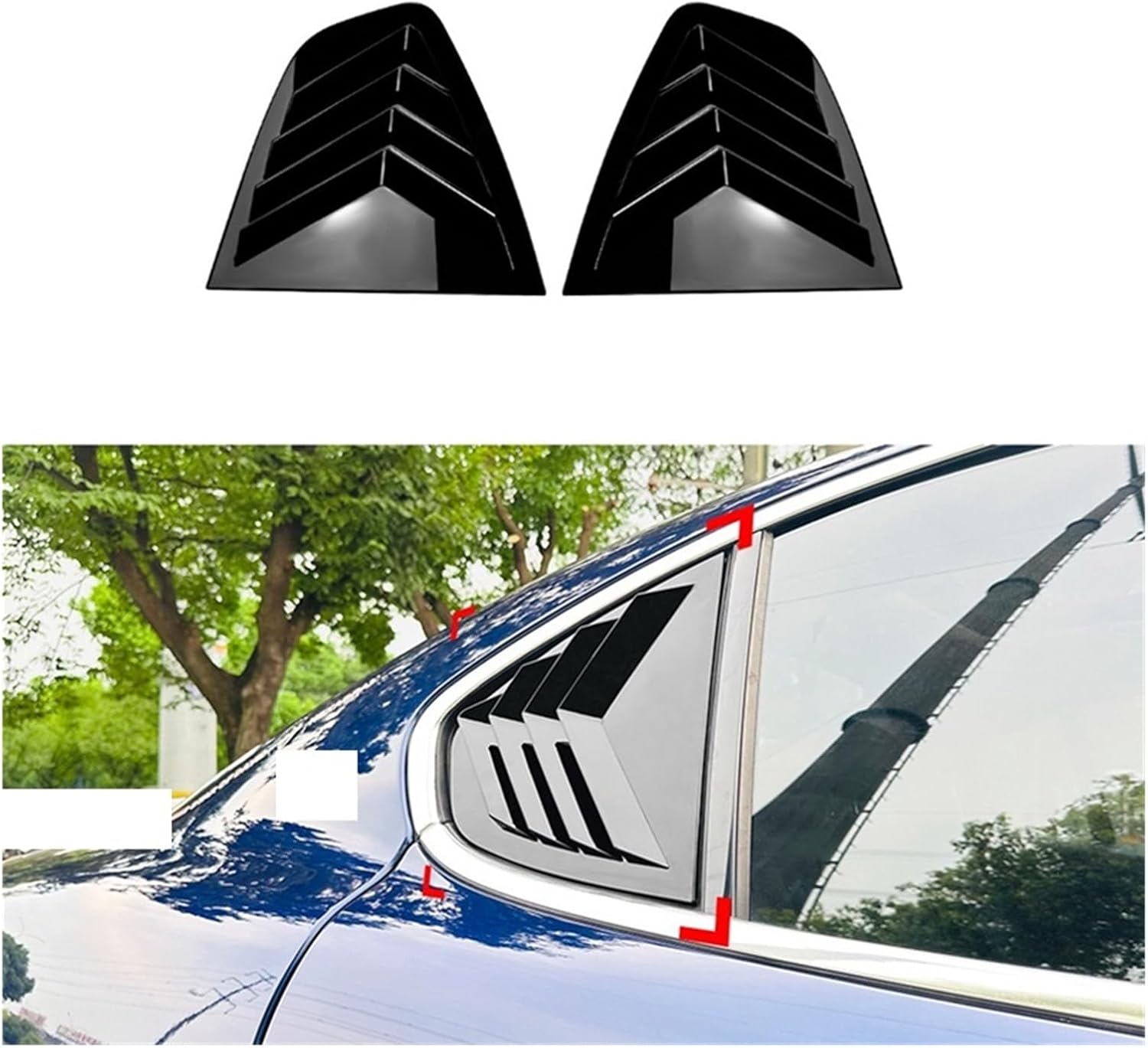リアウィンドウシャッターカバートリム アルファロメオ ジュリエット 2015-2024 ルーバーサイドベントアクセサリー対応 2PCS 車のリアウィンドウシャッターカバートリム  アルファロメオ ジュリエット ジュリア 2015+ ウィンドウルーバー サイドベ 送料無料 Alfa Romeo ... リアウィンドウシャッターカバー アルファロメオ ジュリエット ジュリア 2015-2024 ウィンドウルーバー サイドベントトリムア