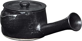 長谷園 直火 ほうろく 急須 黒釉 NCT-63