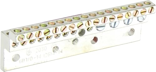 NSI 2030MB Neutral Bar with Mounting Base and Neutral Assembly, 225 Amp, (26) 4-