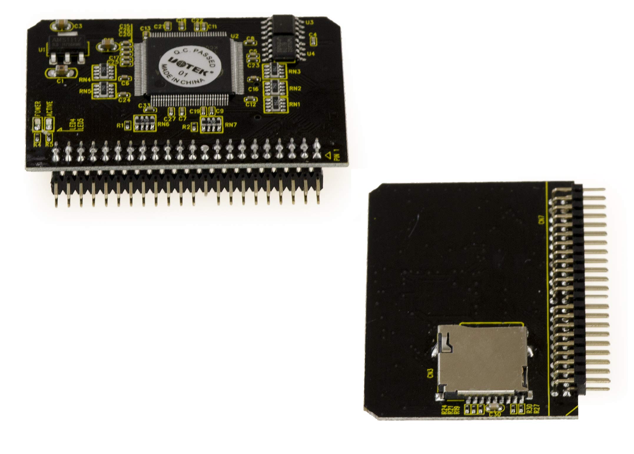 KALEA-INFORMATIQUE Adapter 2,5" 44-pin IDE do kart MicroSD, MicroSDHC, MicroSDXC lub TF. Chipset KTC FC1307