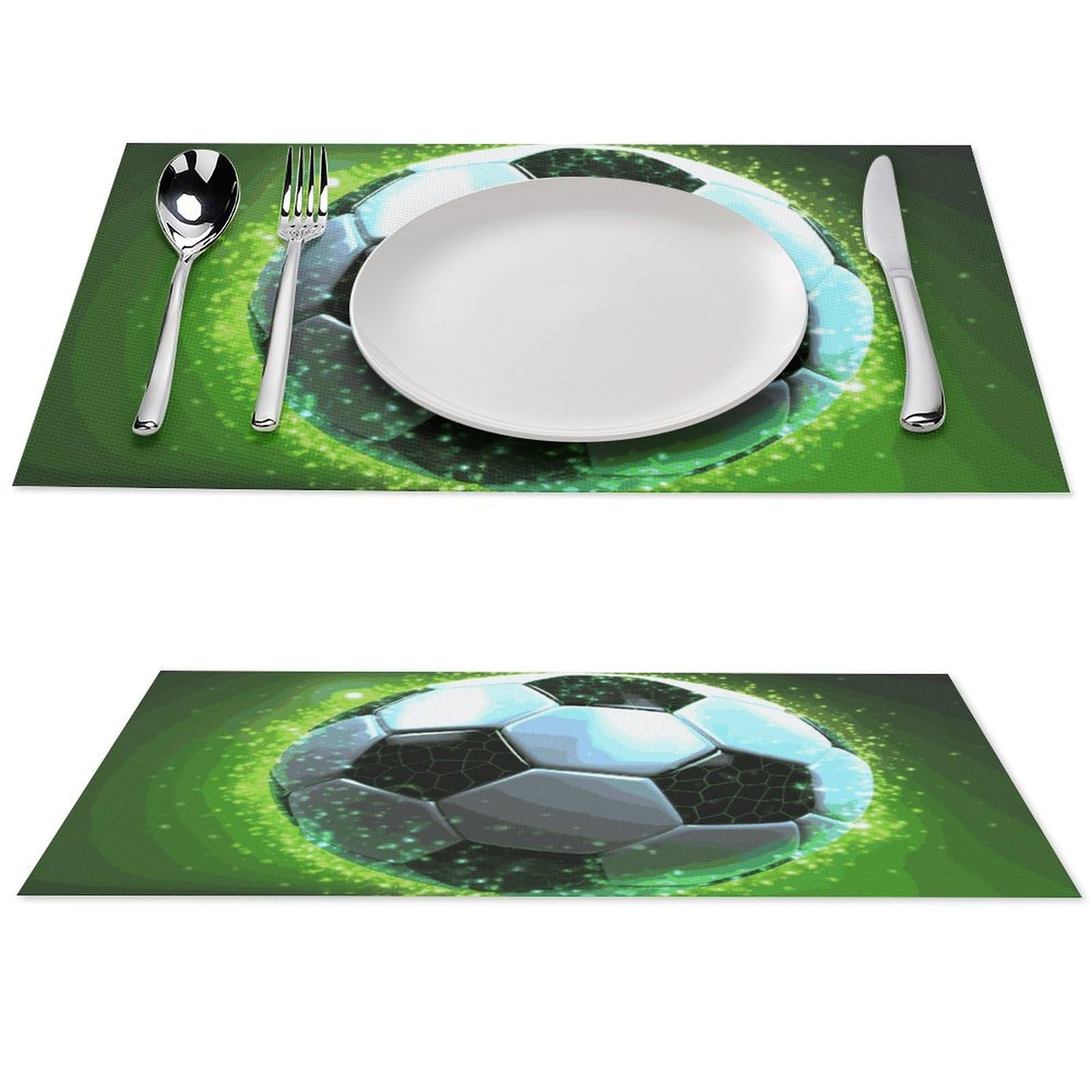 Set de table football lavable pour éviter les taches des enfants au quotidien