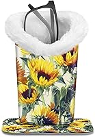 Vista 25 de Fintie Soporte para anteojos forrado de felpa con base magnética, estuche de cuero vegano prémium para lentes