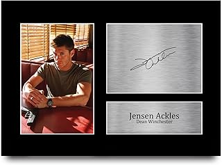 HWC Trading A4 Jensen Ackles Supernatural Gifts Printed Signed Autograph Image For TV Series Show Fans