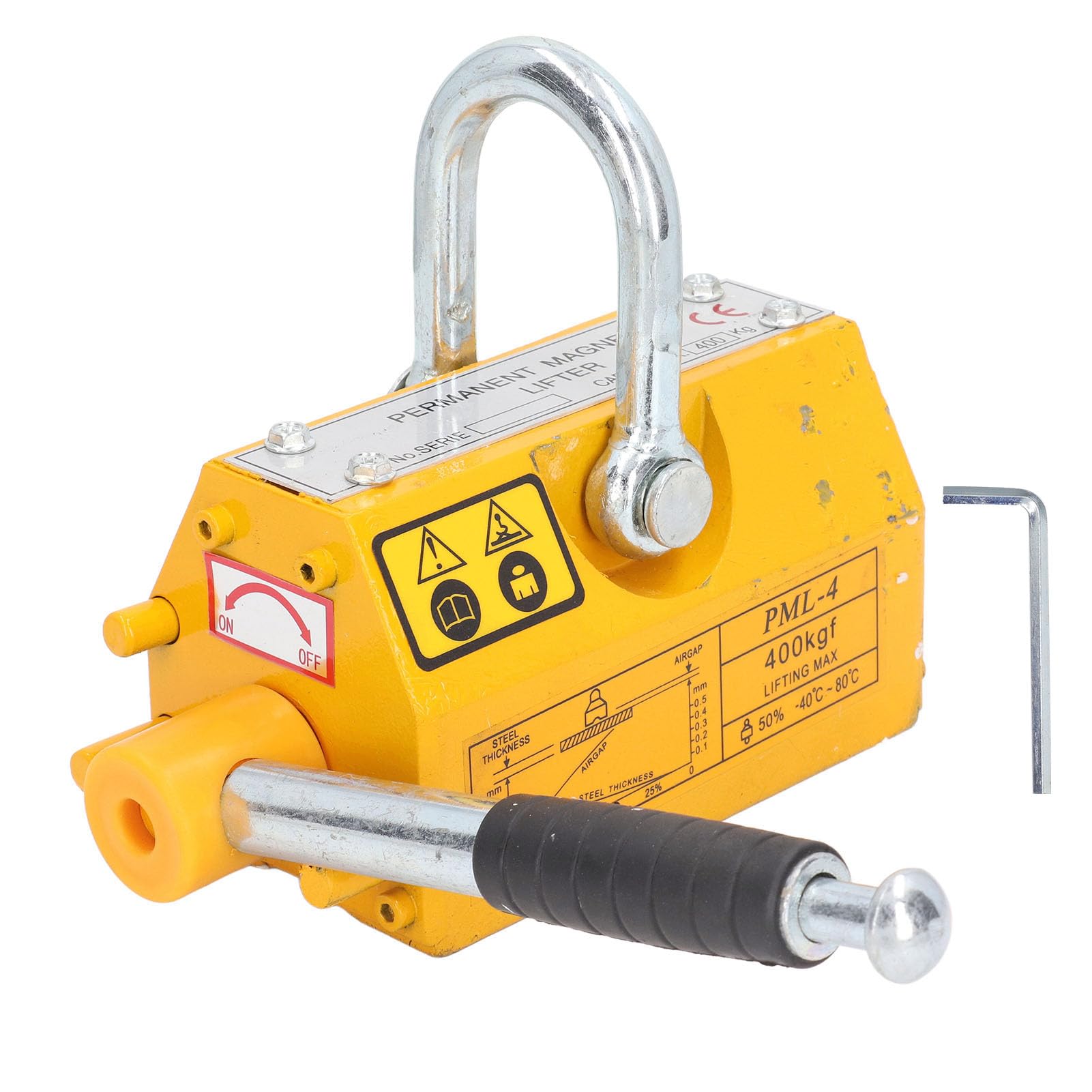 VEVOR Sollevatore Magnetico 300kg - Magnete Permanente Neodimio N42 Per Lamiere - Foto 11