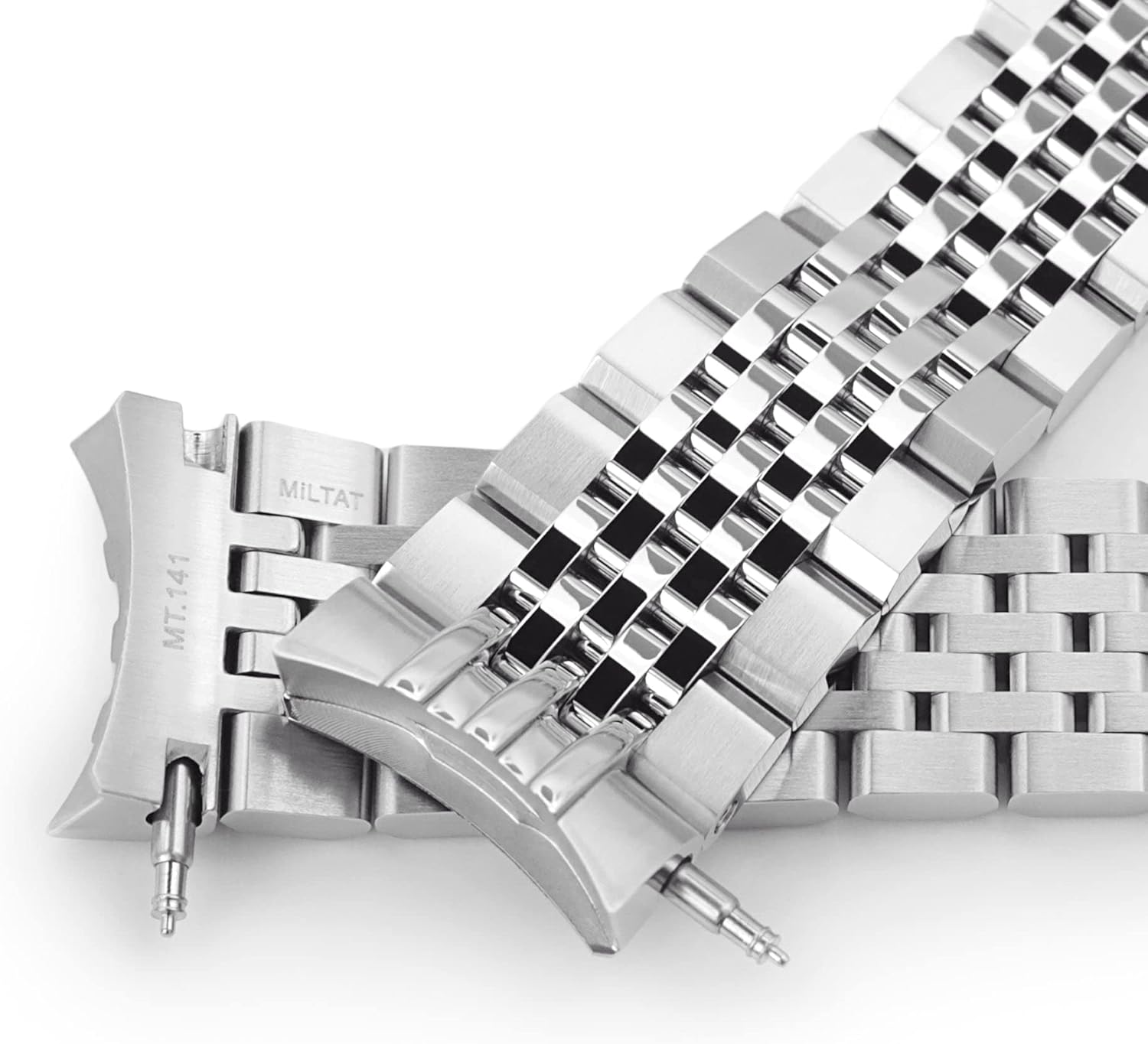 MiLTAT 20mm Asteroid Watch Band compatible with Seiko Alpinist SARB017 SPB155 SBEJ005 Hamilton Khaki H70455733