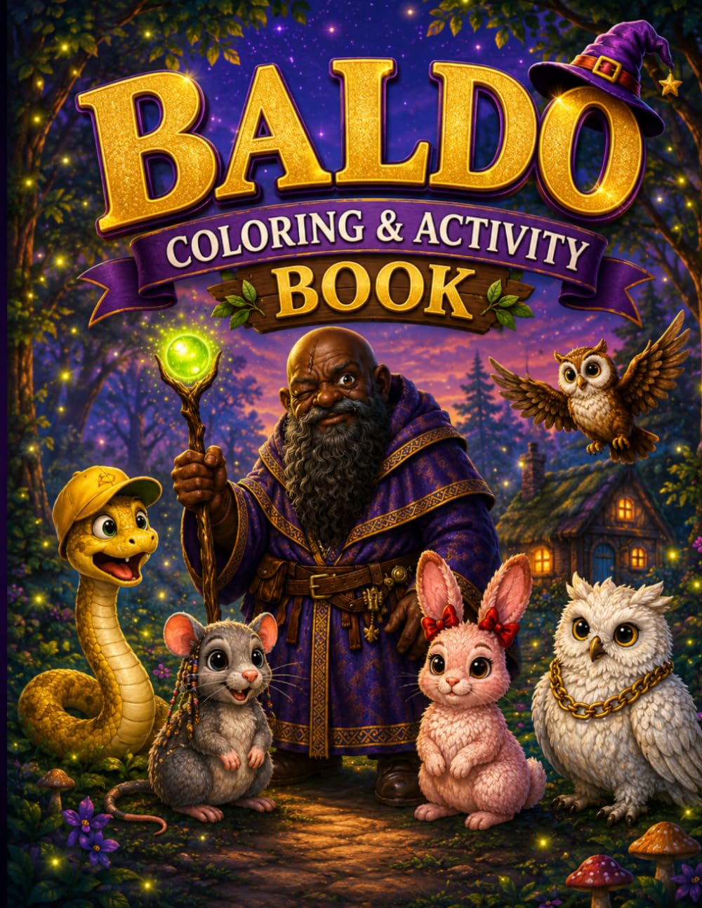 Baldo The Magical African Wizard Coloring and Activity Book