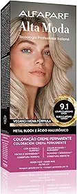 Alta Moda Tinta 9.1 Loiro Claris.Cinza