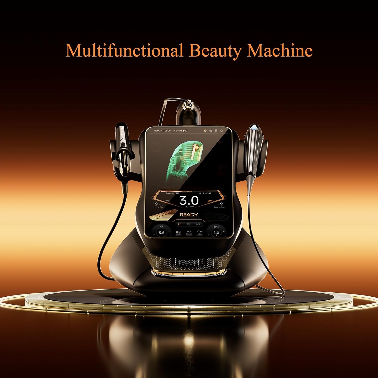 360D Beauty Machine for Face and Body, Multifunctional Facial Machine with 9 Cartridges - Image 2